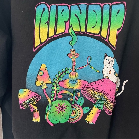 RIPNDIP PSYCHEDELIC PULLOVER HOODIE size M - Picture 11 of 14